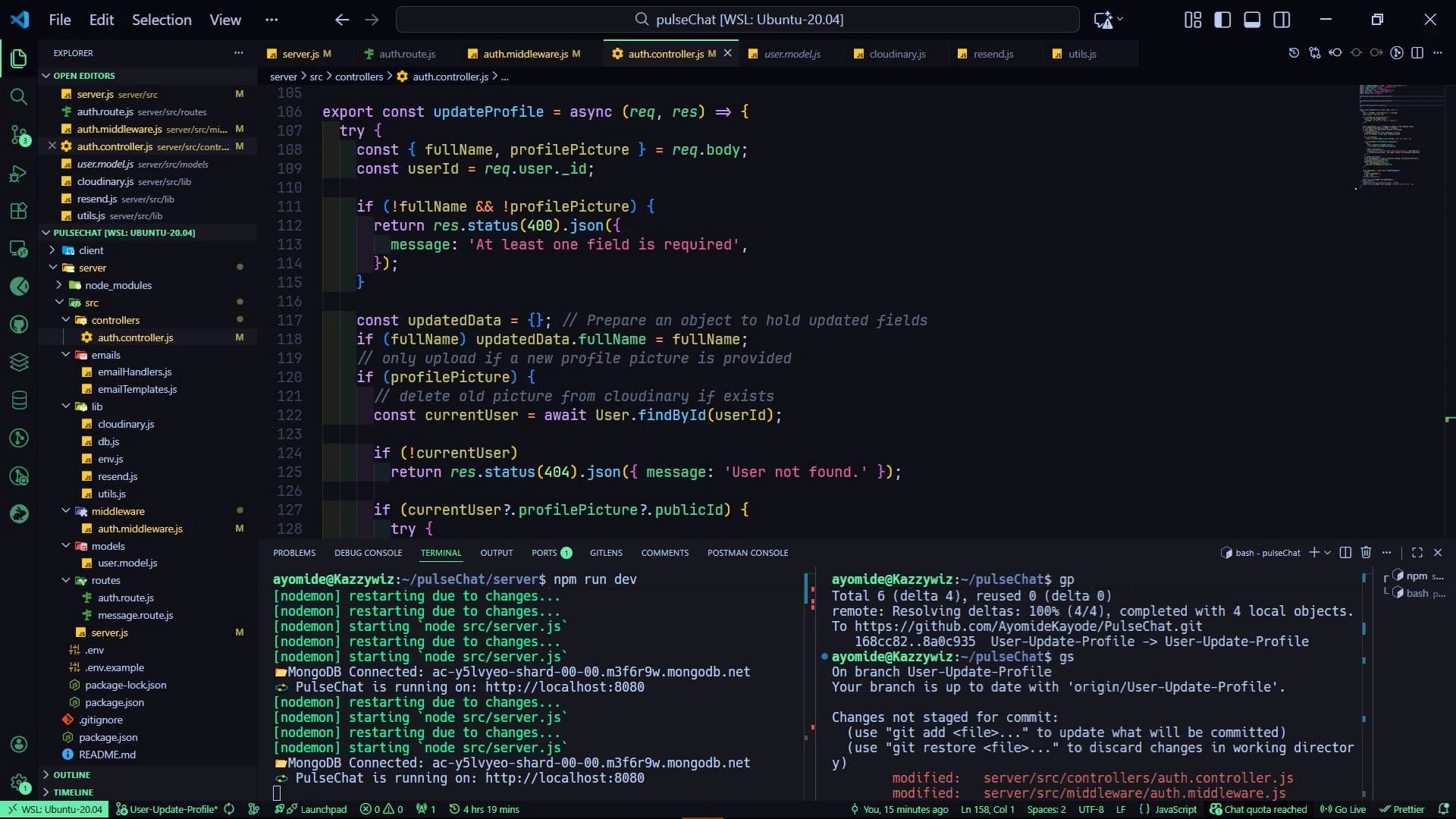 PulseChat screenshot